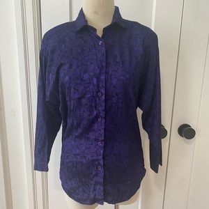 Vintage Purple blouse blouse